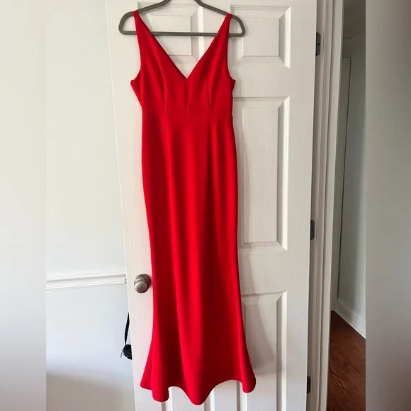 lulus red dress long Red Strapless Maxi Dress | Womens | Small | 100% Polyester | Lulus | Homecoming
